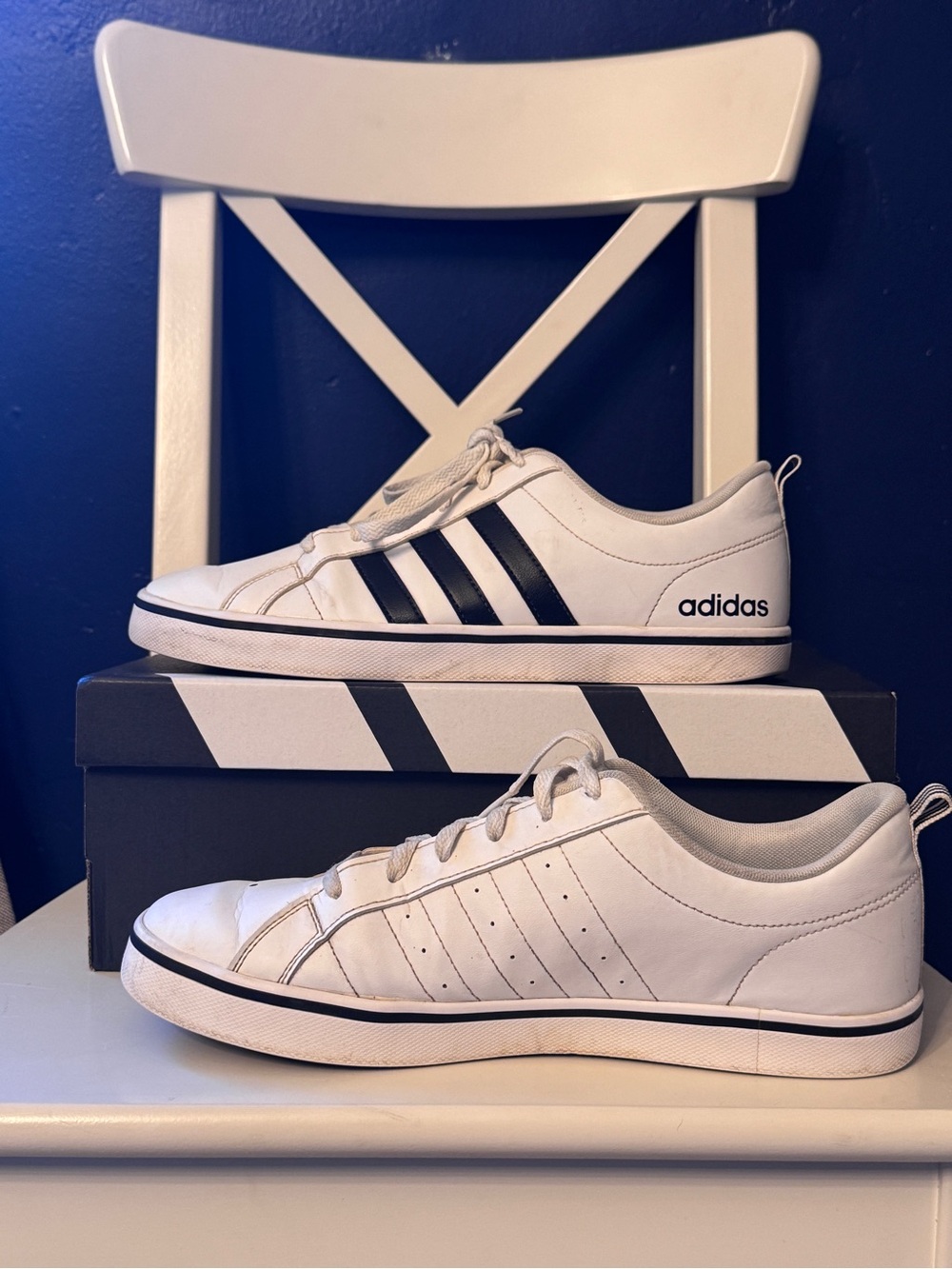 Men’s Adidas Black and White Grand Court Shoes